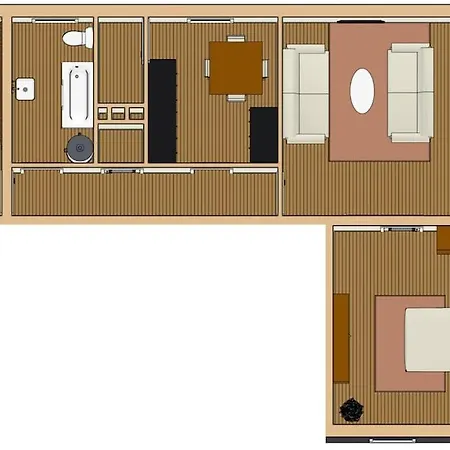 1og Mitte Schoene 2-zimmer City Naehe Salzburg Апартаменты *